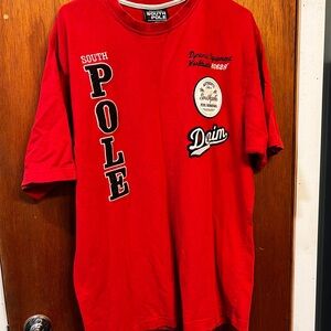 South Pole Bold Red Short Sleeve Tee